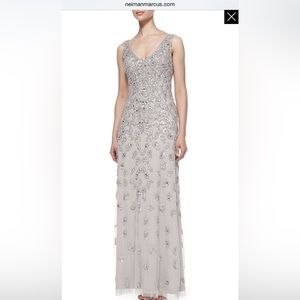 Aidan Maddox Gray/Silver Evening dress